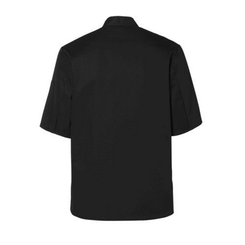 Veste de cuisine homme manche courte noir T3 Blake Molinel