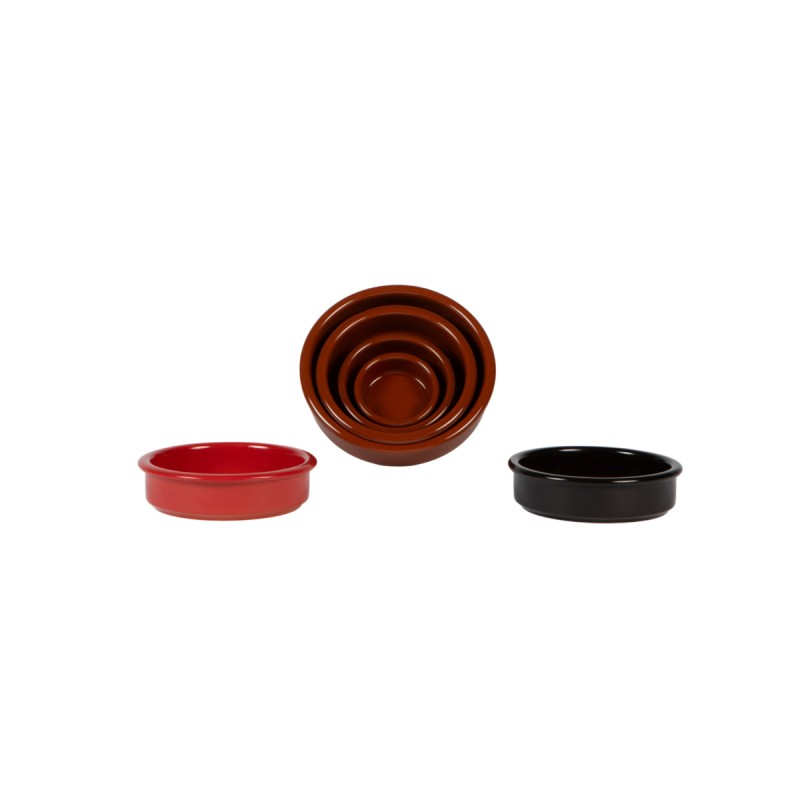Assiette catalane rond brun terre cuite Ø 6 cm Catalane Pro.mundi