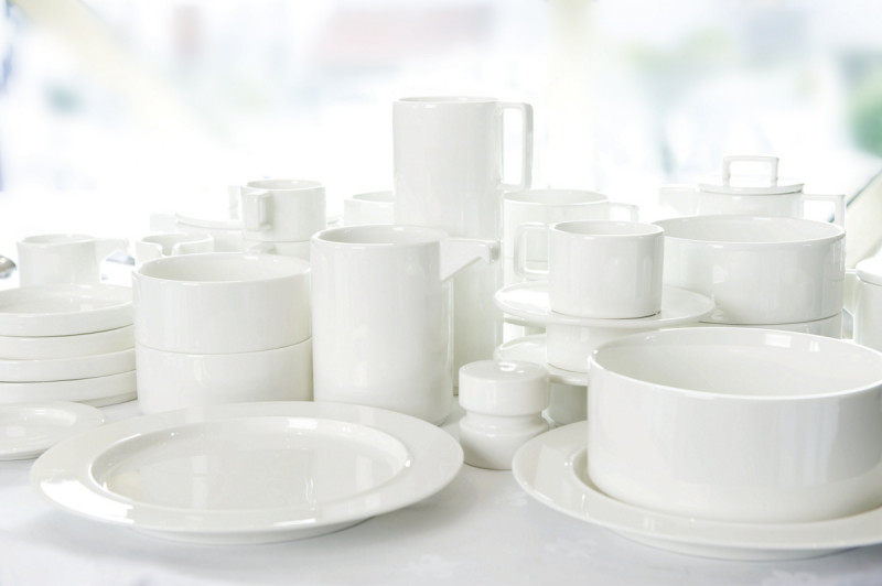 Coupelle rond ivoire porcelaine vitrifiée Nordic Rak