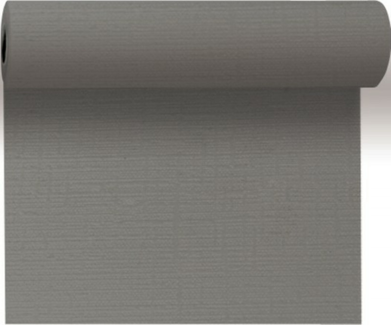 Nappe gris non tissé 110x110 cm Evolin Duni (50 pièces)
