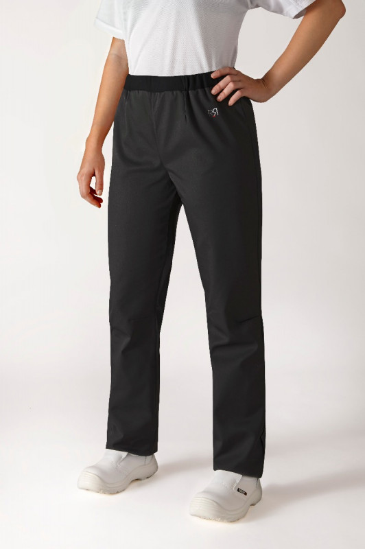 Pantalon femme noir T6 Rosace Robur