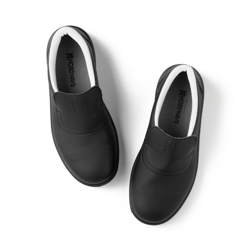 Chaussures mocassin de sécurité mixte noir 43 Tony Nordways