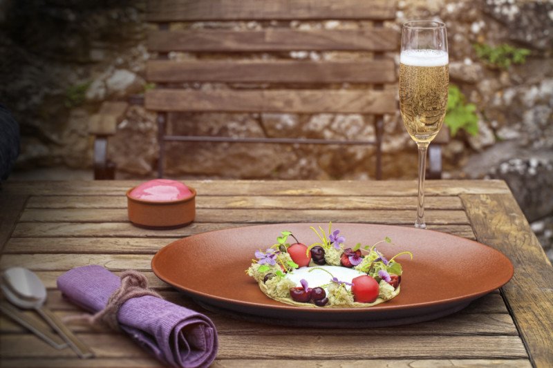 Assiette plate rond blanc porcelaine vitrifiée Ø 20,9 cm Neo Fusion Rak
