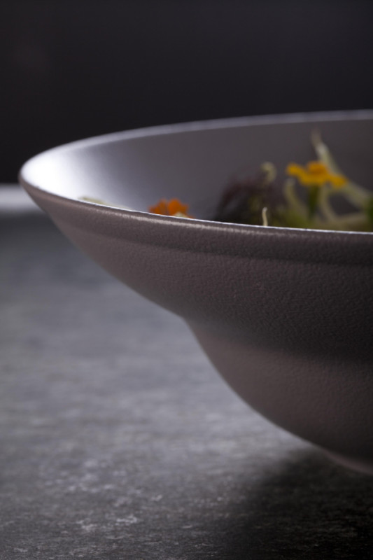 Assiette extra creuse rond Blanc sable porcelaine vitrifiée Ø 26,1 cm Neo Fusion Rak