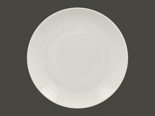 Assiette coupe creuse rond blanc porcelaine Ø 31 cm Vintage Rak Rak