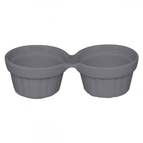 Ramequin rond gris porcelaine vitrifiée 13x6 cm Chefs Fusion Rak