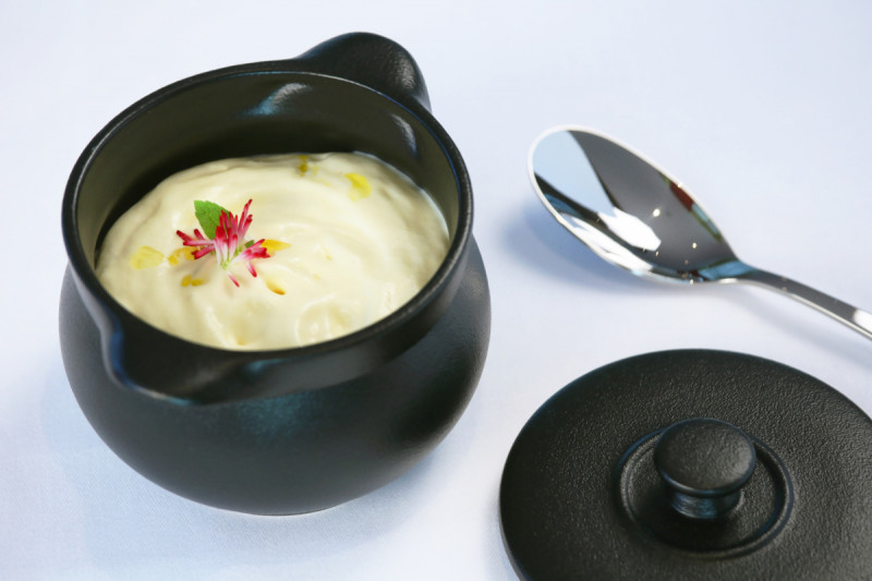Soupière rond noir porcelaine vitrifiée Ø 15,7 cm Chefs Fusion Rak