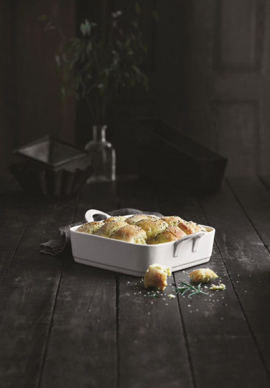 Plat à four carré blanc porcelaine culinaire 27x27 cm Toulouse Pillivuyt