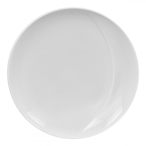 Assiette creuse rond blanc porcelaine vitrifiée Ø 20,5 cm Moon Rak