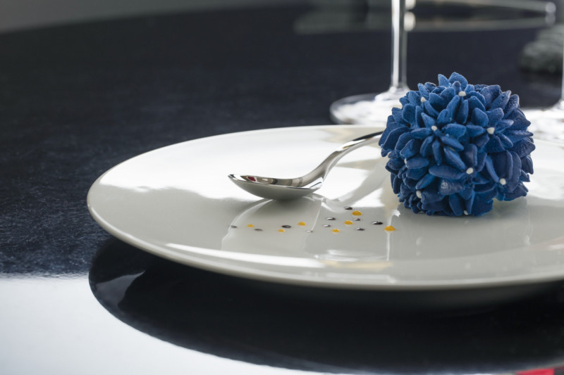 Assiette plate rond blanc porcelaine vitrifiée Ø 20,5 cm Moon Rak