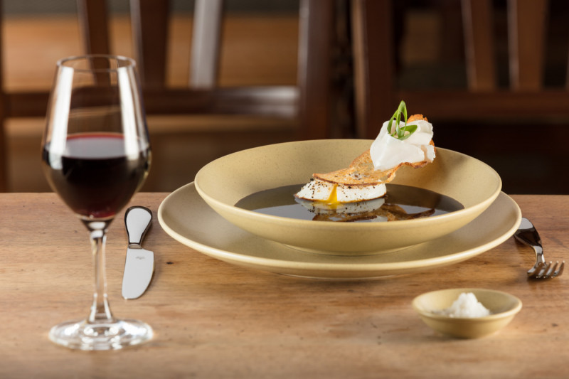Assiette coupe plate rond crust porcelaine vitrifiée Ø 20,9 cm Genesis Rak
