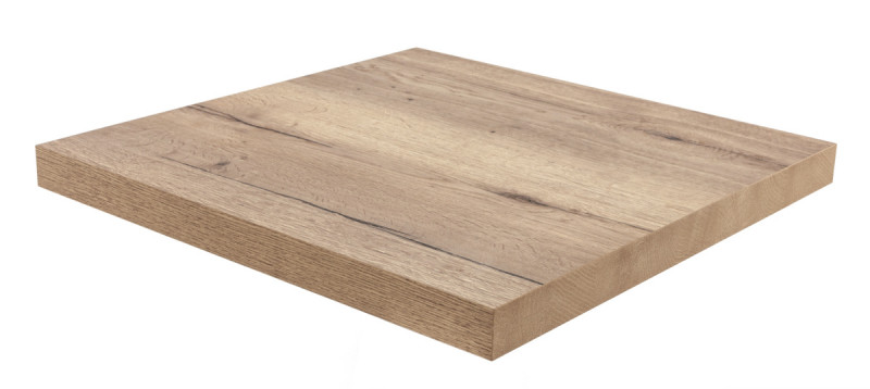 Plateau de table intérieur Chêne clair Ø 120 cm 2,6 cm Halifax Flexmob