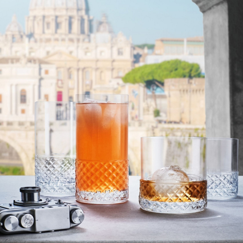 Gobelet forme haute verre cristallin 40 cl Roma 1960 Luigi Bormioli