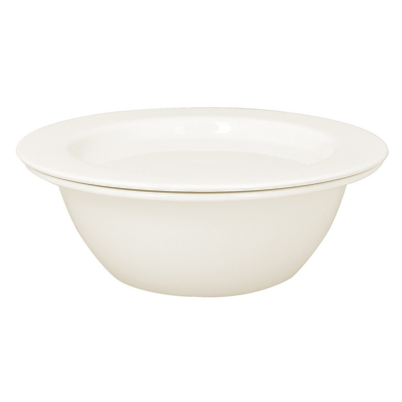 Couvercle rond blanc porcelaine vitrifiée Ø 17,3 cm Amaze Rak