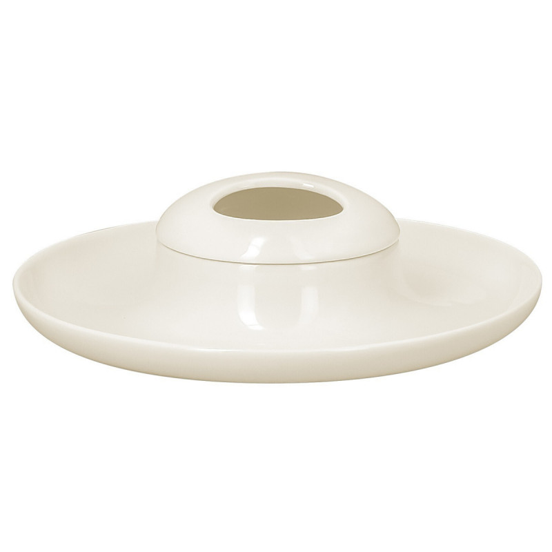 Couvercle rond blanc porcelaine Ø 9 cm Ashore Rak