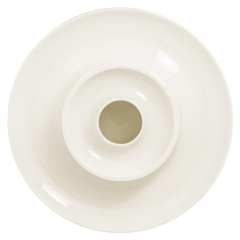 Couvercle rond blanc porcelaine Ø 13 cm Ashore Rak