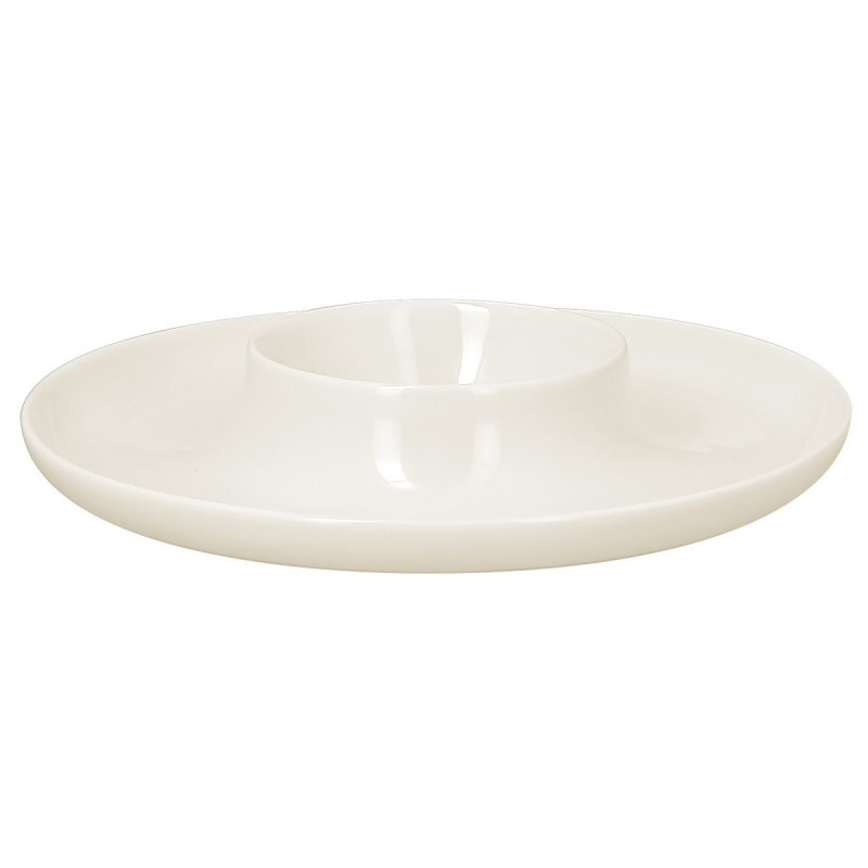Assiette creuse rond blanc porcelaine vitrifiée Ø 18,9 cm Ashore Rak