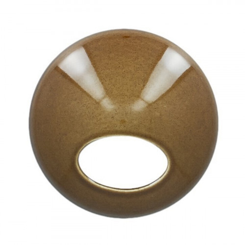 Couvercle rond bronze porcelaine vitrifiée Ø 14,5 cm Ashore Rak
