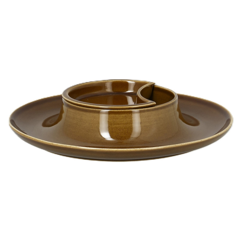 Couvercle bronze porcelaine vitrifiée 12,5 cm Ashore Rak