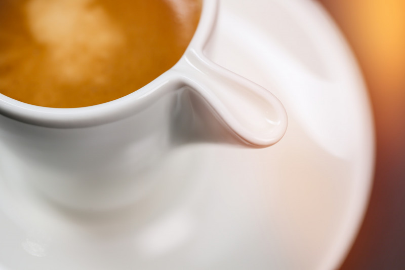 Tasse à expresso ivoire porcelaine vitrifiée 10 cl Ø 6,5 cm Swirls Rak