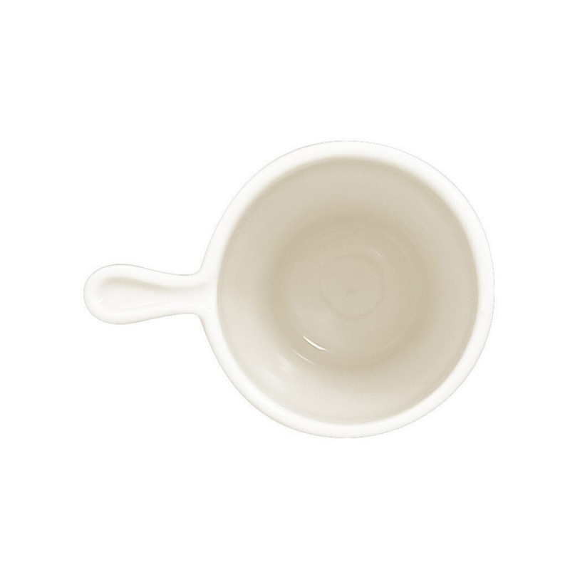 Tasse à expresso ivoire porcelaine vitrifiée 7 cl Ø 6 cm Swirls Rak