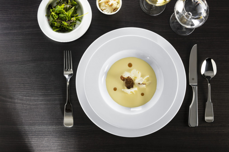 Assiette plate rond blanc porcelaine vitrifiée Ø 31 cm Access Rak