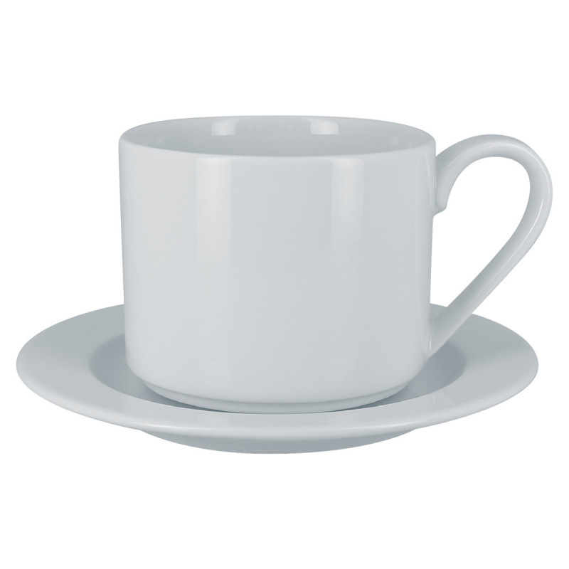 Sous tasse à bouillon blanc porcelaine vitrifiée Ø 17 cm Access Rak