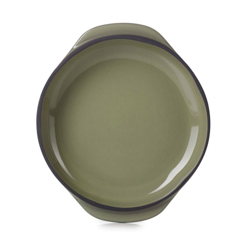 Cassolette rond vert porcelaine Ø 14 cm Caractere Revol