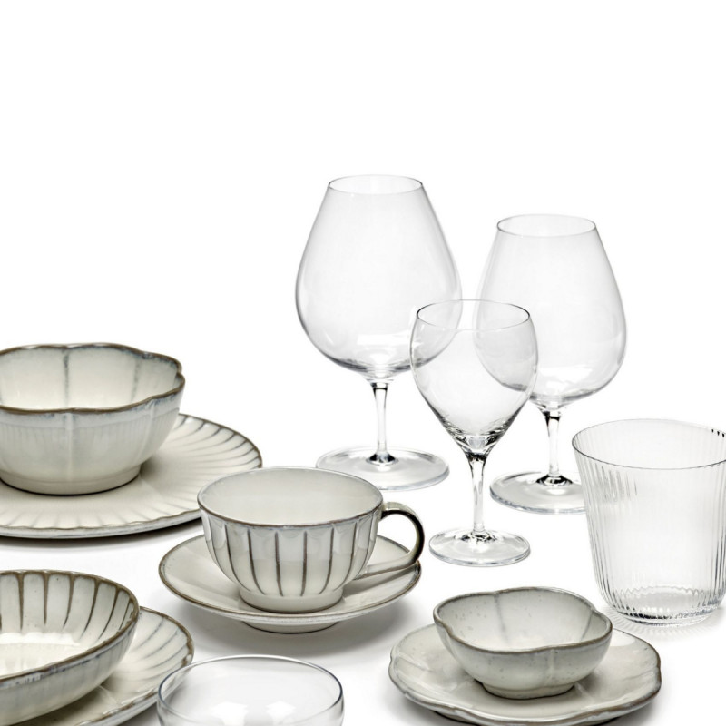 Verre à pied verre 50 cl Inku Serax