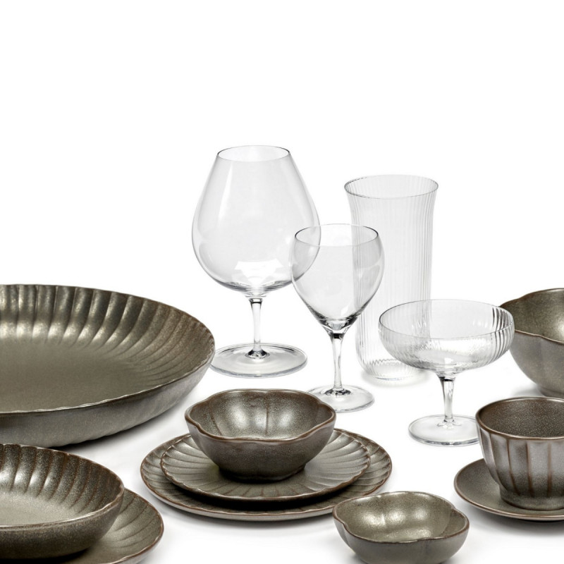 Verre à pied verre 50 cl Inku Serax