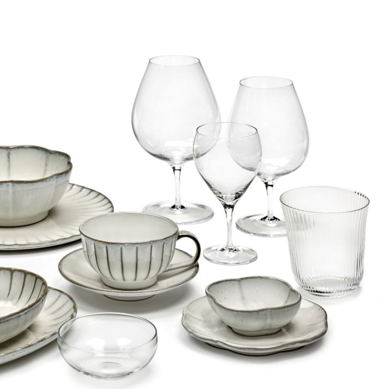 Verre à pied verre 20 cl Inku Serax
