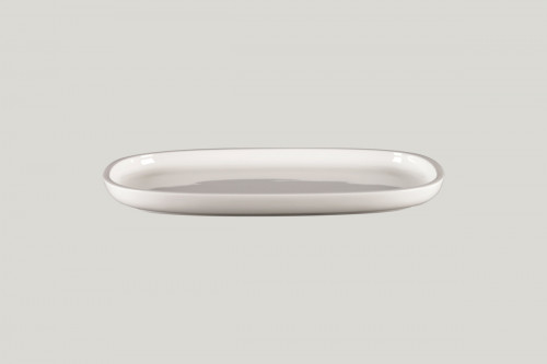 Plat rectangulaire blanc porcelaine 30,2 cm Rakstone Ease Rak