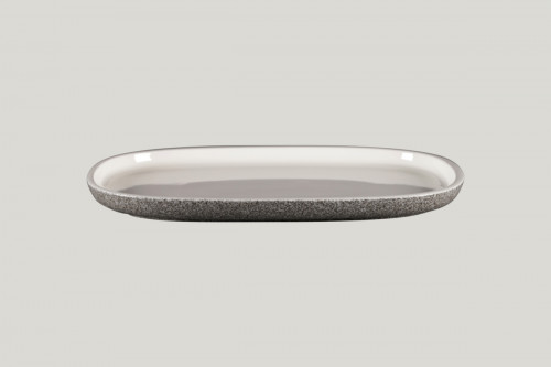 Plat rectangulaire gris porcelaine 33,2 cm Rakstone Ease Rak