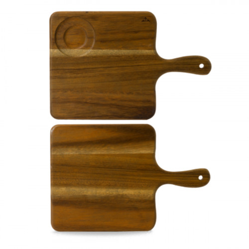 Planche rectangulaire marron bois 38 cm Wood Dudson Dudson