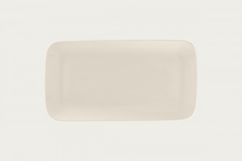 Assiette plate rectangulaire ivoire porcelaine 33x18 cm Bravura Rak