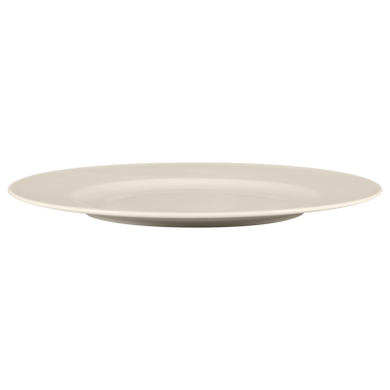 Assiette plate rond ivoire porcelaine Ø 32 cm Bravura Rak