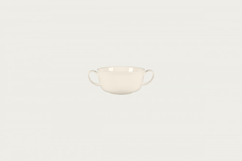 Tasse à bouillon avec 2 anses rond ivoire porcelaine 30 cl Ø 10,8 cm Bravura Rak