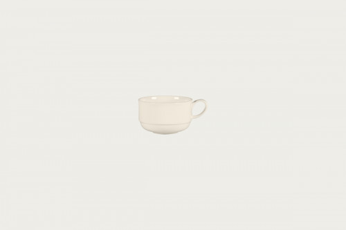 Tasse à café / thé rond ivoire porcelaine 19,5 cl Ø 8,6 cm Bravura Rak