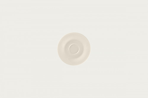 Soucoupe pour tasse à expresso rond ivoire porcelaine Ø 11,9 cm Bravura Rak