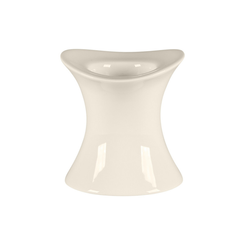 Coquetier rond ivoire porcelaine Ø 8 cm Bravura Rak