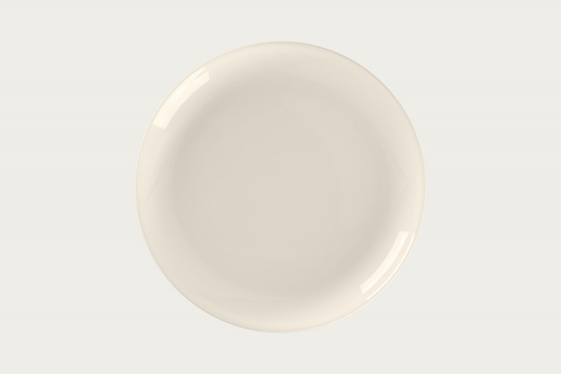 Assiette plate Roma porcelaine blanche D 26 cm