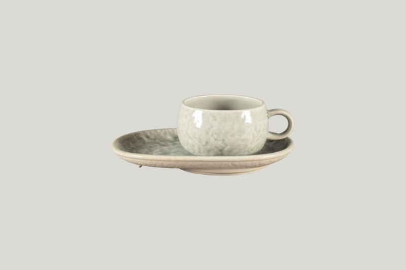 Tasse à café rond céladon porcelaine 25 dl Ø 9 cm Krush Rak