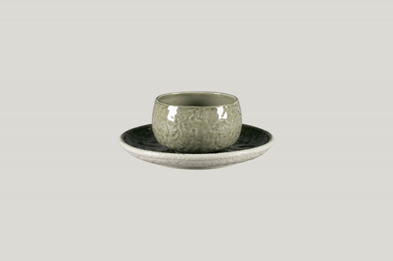 Tasse à café rond steel porcelaine Ø 9 cm Krush Rak