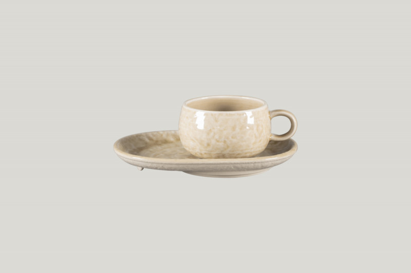 Tasse à café rond vanilla porcelaine 25 dl Ø 9 cm Krush Rak
