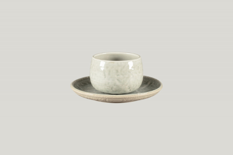 Tasse à café rond céladon porcelaine 28 cl Ø 9 cm Krush Rak
