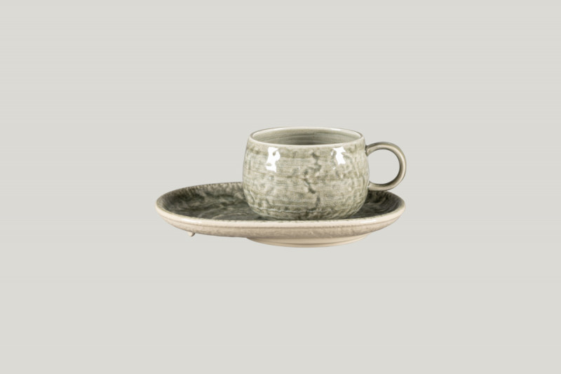 Tasse à café rond Sage porcelaine 28 cl Ø 9 cm Krush Rak