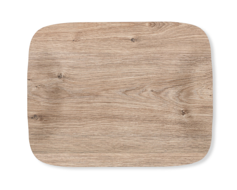 Plateau bois Chêne clair 46x36 cm Papillon Platex