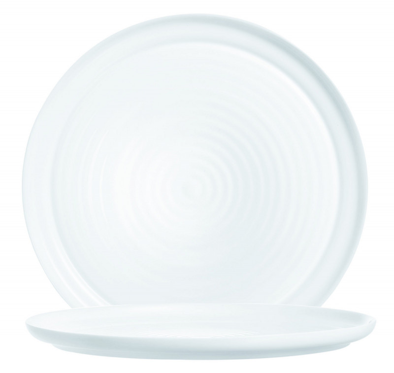 Assiette à pizza xl rond blanc verre Ø 32 cm Evolutions Arcoroc