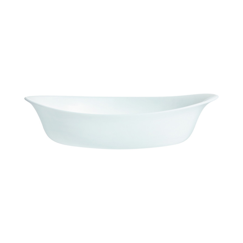 Plat ovale blanc verre opal 21,5 cm Smart Cuisine Luminarc