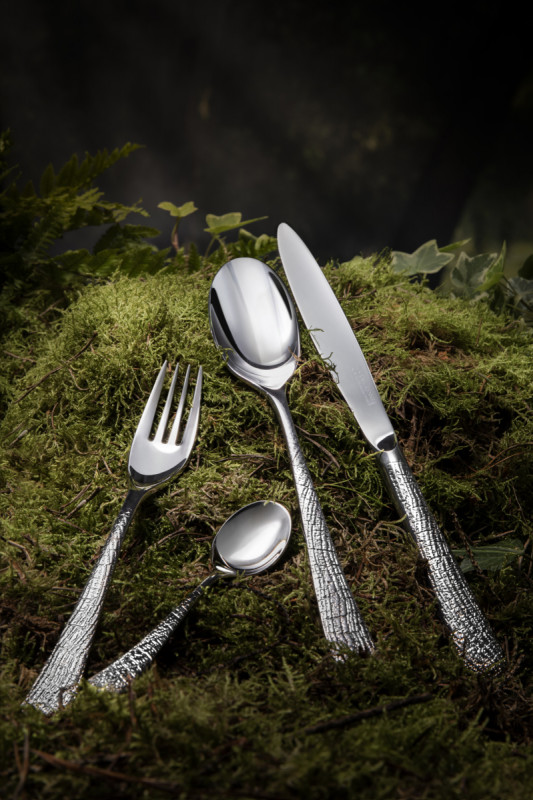 Fourchette à dessert inox 18/10 18 cm Aquatic Supernature Degrenne